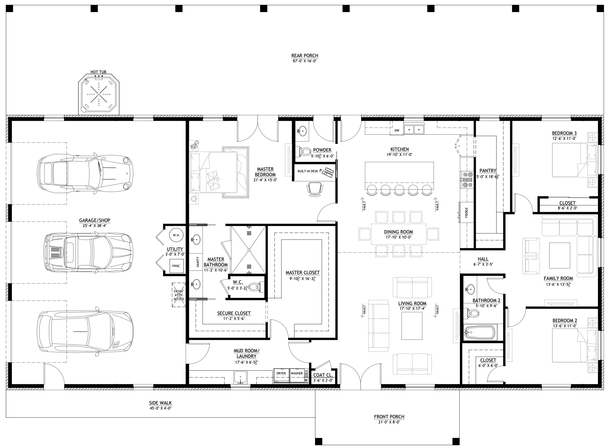 PL-61313-L Lisa Barndominium House Plan - Image 13